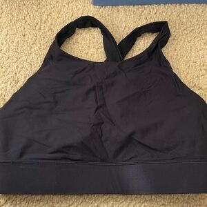 Fabletics Black No Bounce Sports Bra size S